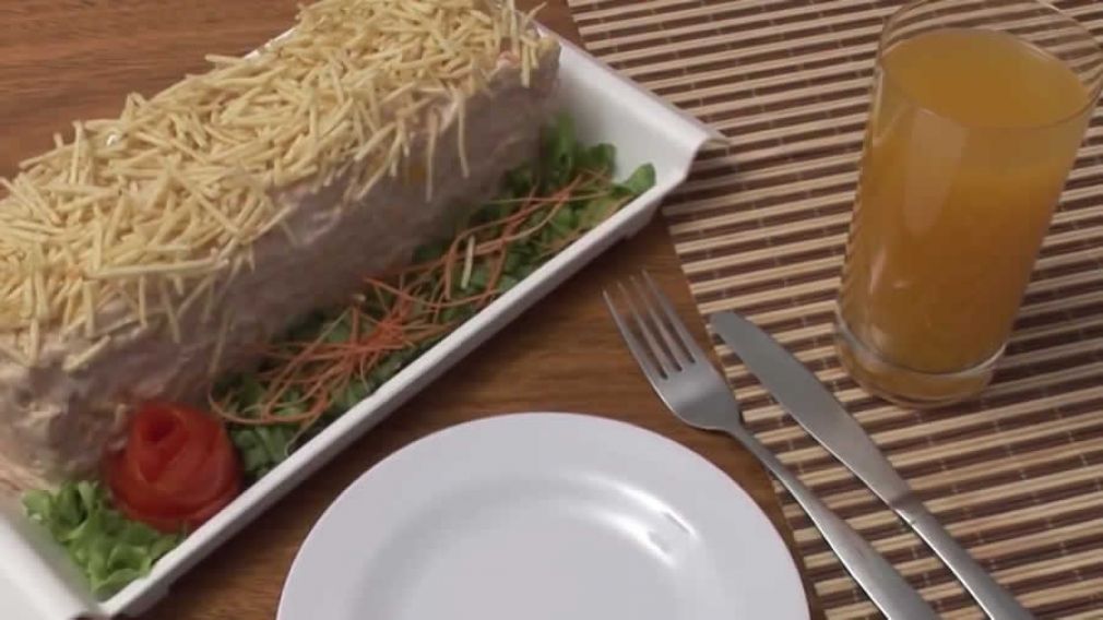 Torta fria de atum da ABIMAPI