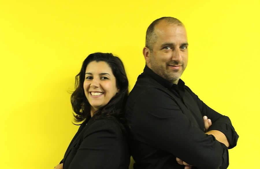 Mar&iacute;lia Cardoso e Alexandre Pierro, s&oacute;cios-fundadores da PALAS - Divulga&ccedil;&atilde;o