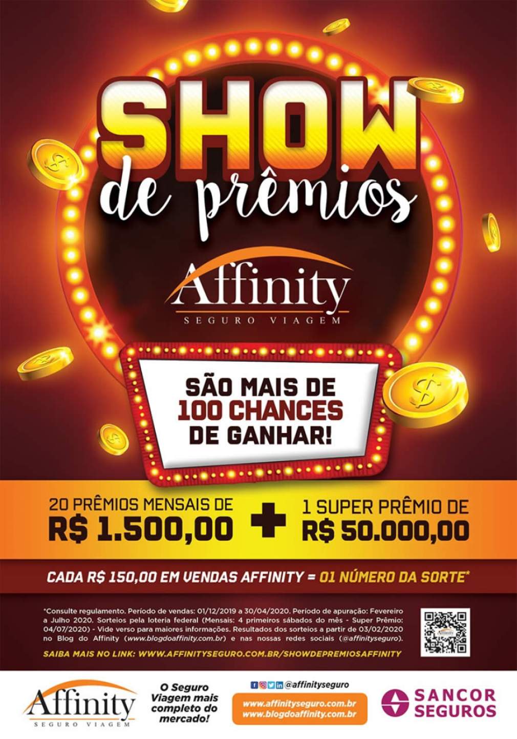 Show de Prêmios: Affinity vai sortear R$ 200 mil para agentes e corretores