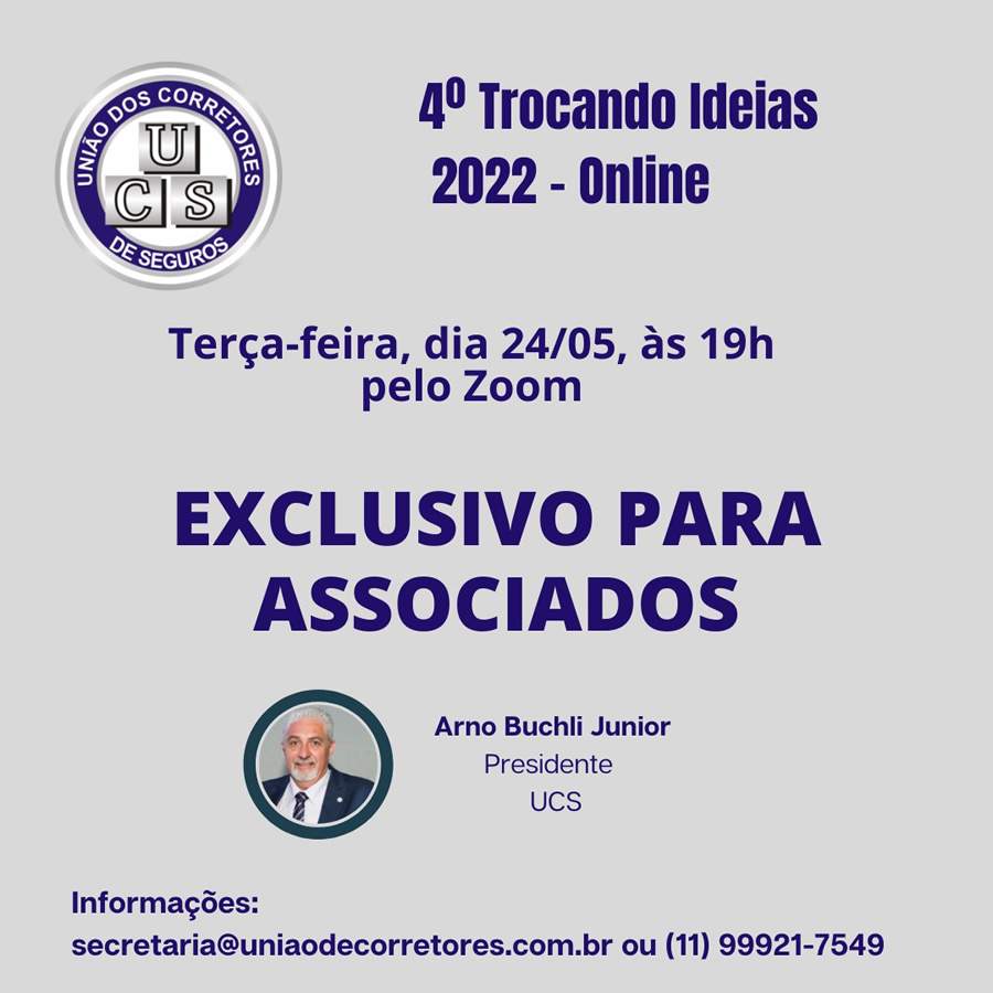 UCS adia evento presencial com Fabio Luchetti