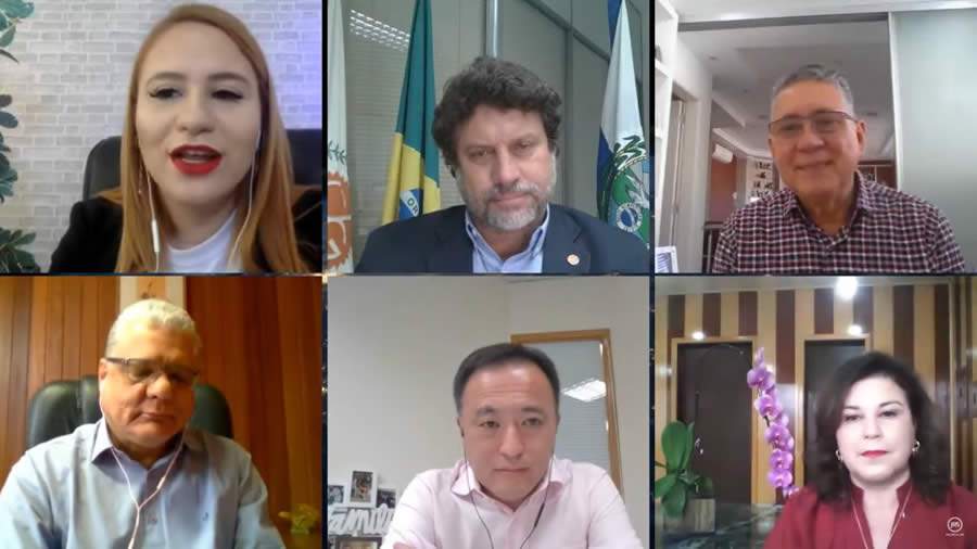 Da esquerda para direita (em cima): J&uacute;lia Senna, editora do JRS; Oct&aacute;vio Periss&eacute;, CVG-RJ; e Clodomiro Dorneles, CVG-RS. E na parte de baixo: Jo&atilde;o Paulo Mello, CSP-MG; Marcos Kobayashi, CVG-SP; e Joceli Pereira, ISB Brasil.| Foto: Divulga&ccedil;&atilde;o JRS