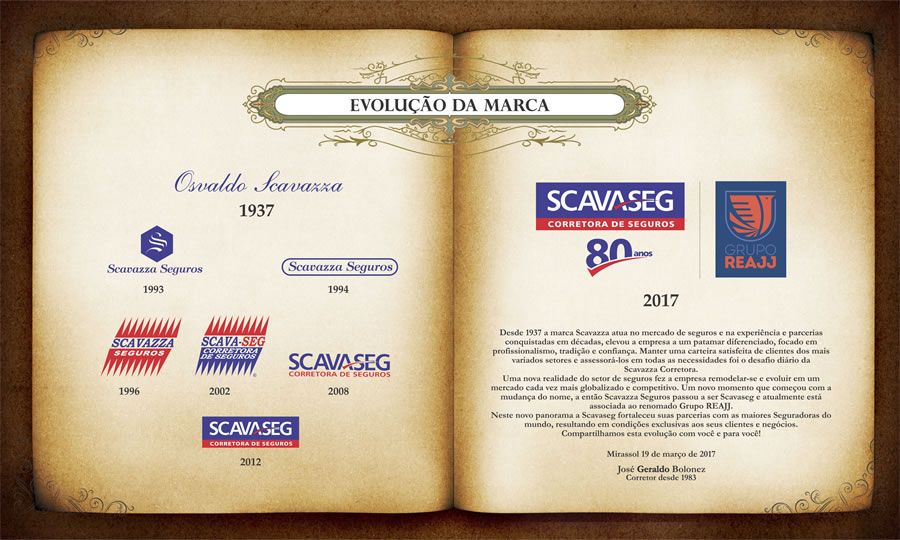 Scavaseg Corretora de Seguros completando 80 anos de história