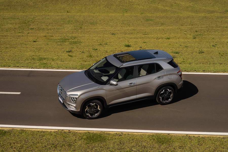 Hyundai Creta Nova Gera&ccedil;&atilde;o ganha comando de voz para abertura do teto solar