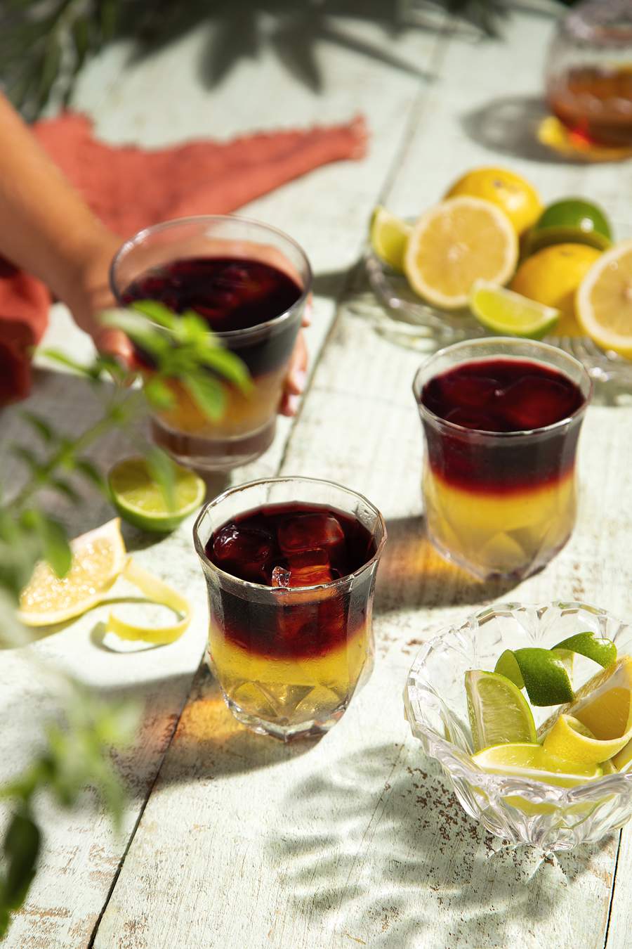Limonada de vinho tinto