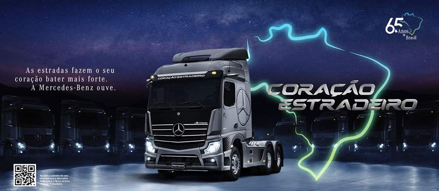 Mercedes-Benz lan&ccedil;a S&eacute;rie Especial do Novo Actros &ldquo;Cora&ccedil;&atilde;o Estradeiro&rdquo;