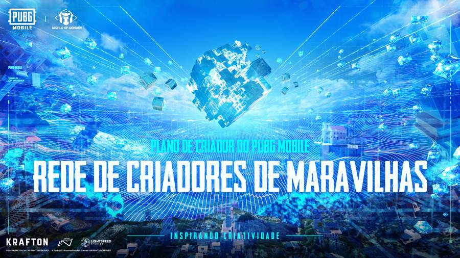 PUBG MOBILE anuncia plano de investimento de US$ 100 milh&otilde;es para criadores de conte&uacute;do &ldquo;Rede de Criadores de Maravilhas&rdquo;