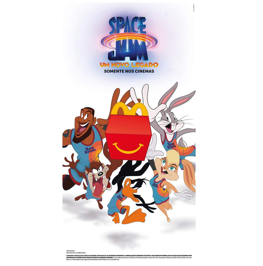 Nova campanha do McLanche Feliz chega com muita emoção junto com a estreia de &#039;Space Jam: um novo legado&#039;