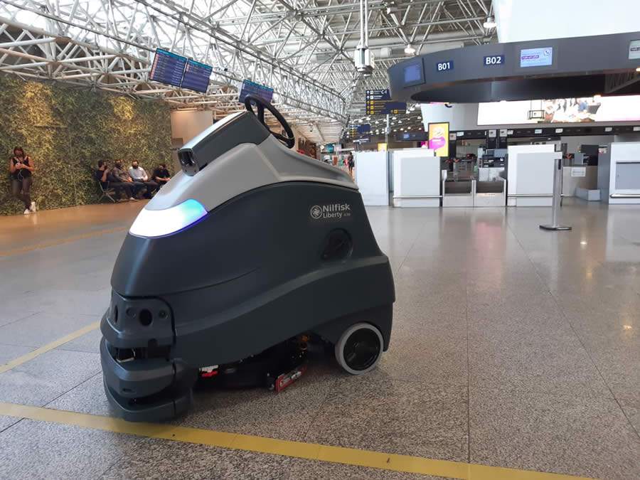 Nilfisk far&aacute; teste do Liberty SC50 no Einstein