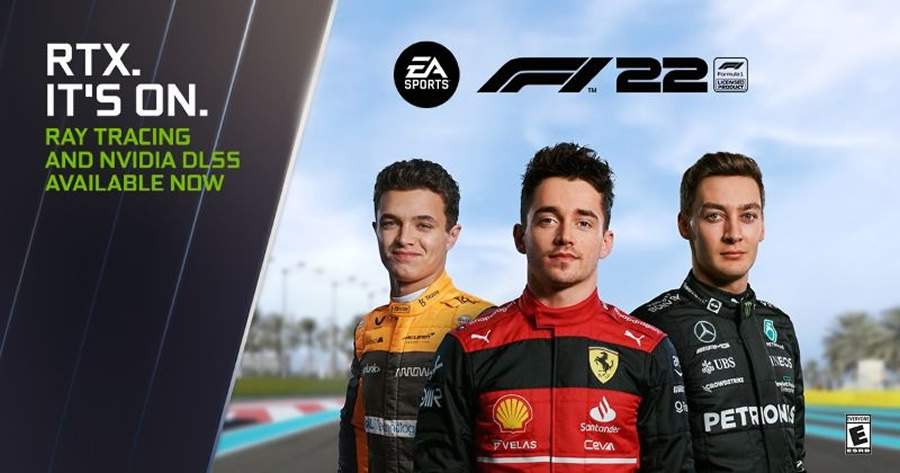 DLSS chega ao F1 22 mais que dobrando a performance do jogo