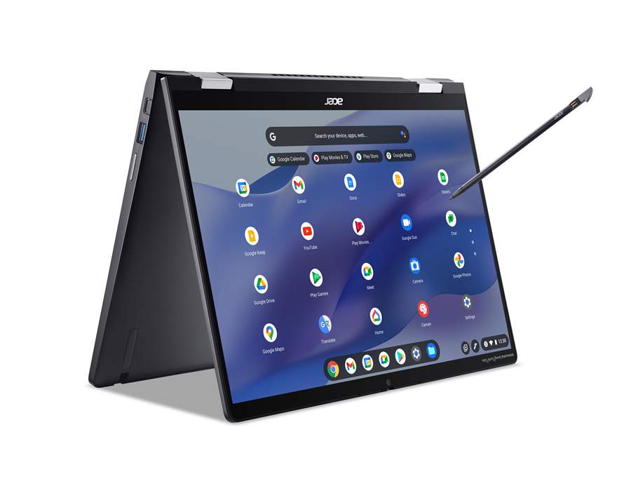 Acer lança Chromebook conversível premium e tablet Chromebook
