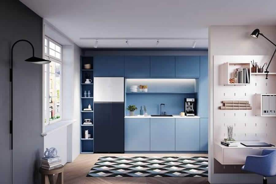 Samsung Electronics lan&ccedil;a modelo Duplex da geladeira Bespoke com design elegante, efici&ecirc;ncia energ&eacute;tica e o m&aacute;ximo de frescor