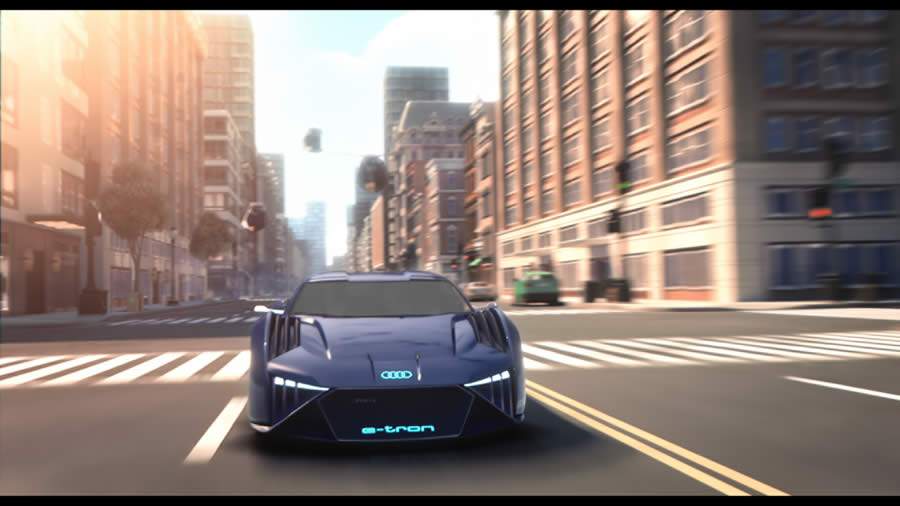 Audi RSQ e-tron - Spies in Disguise