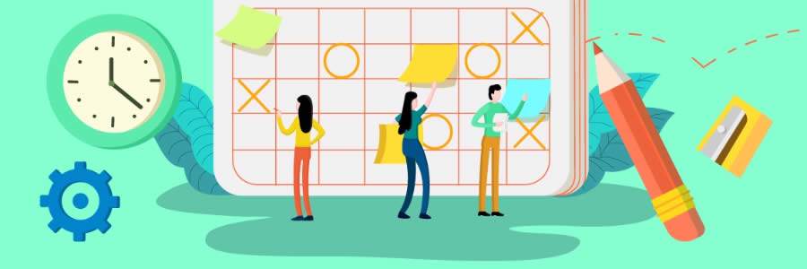 Planeje para poupar tempo