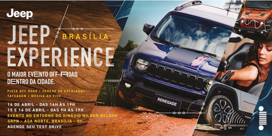 Jeep&reg; Experience desembarca em Bras&iacute;lia com muita experi&ecirc;ncia off-road