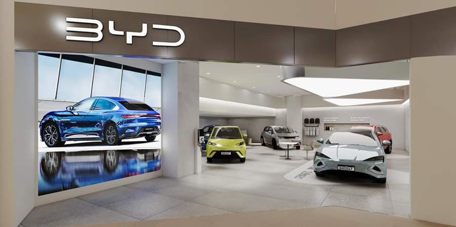 BYD Grand Brasil chega ao Shopping Ibirapuera em grande estilo