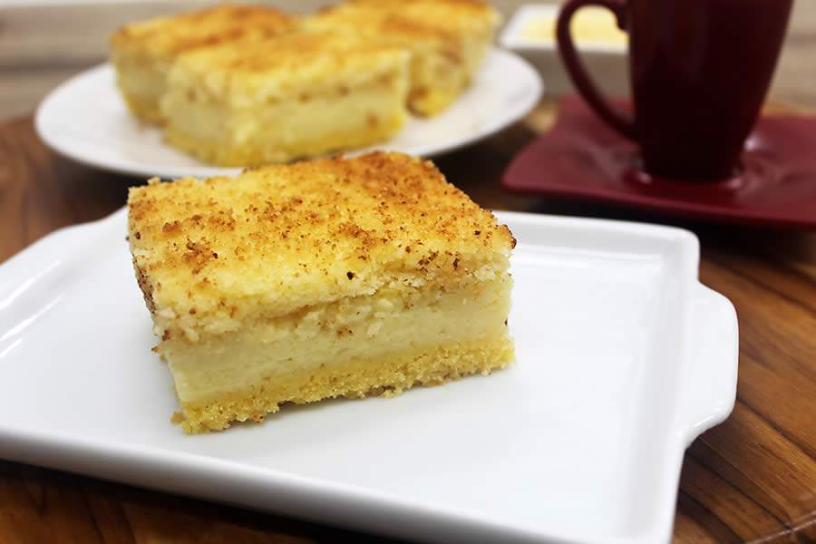 Bolo de Fubá Cremoso Fit