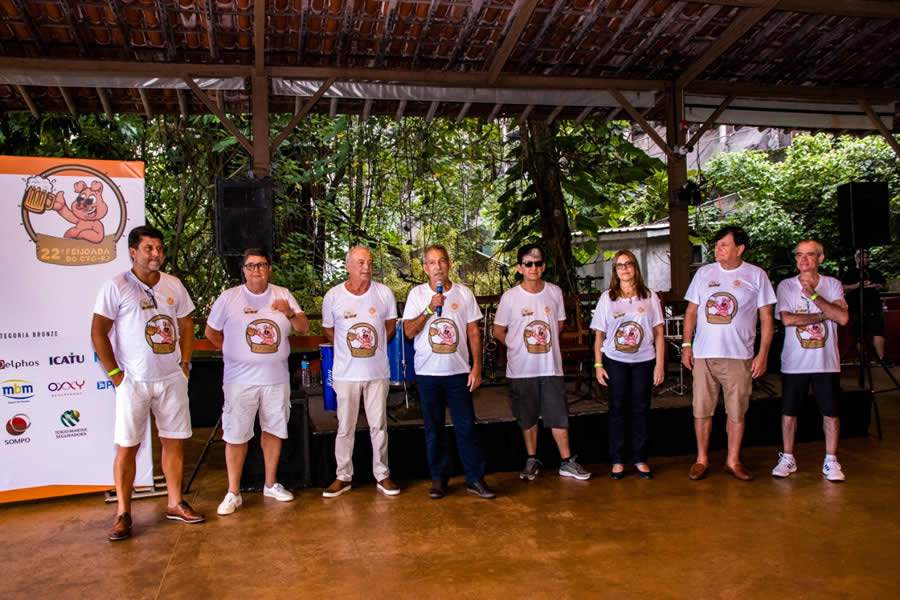 Diretoria do CVG-RJ, liderada pelo presidente, Oct&aacute;vio Periss&eacute;, primeiro &agrave; esquerda. Foto: Dalvino Santino