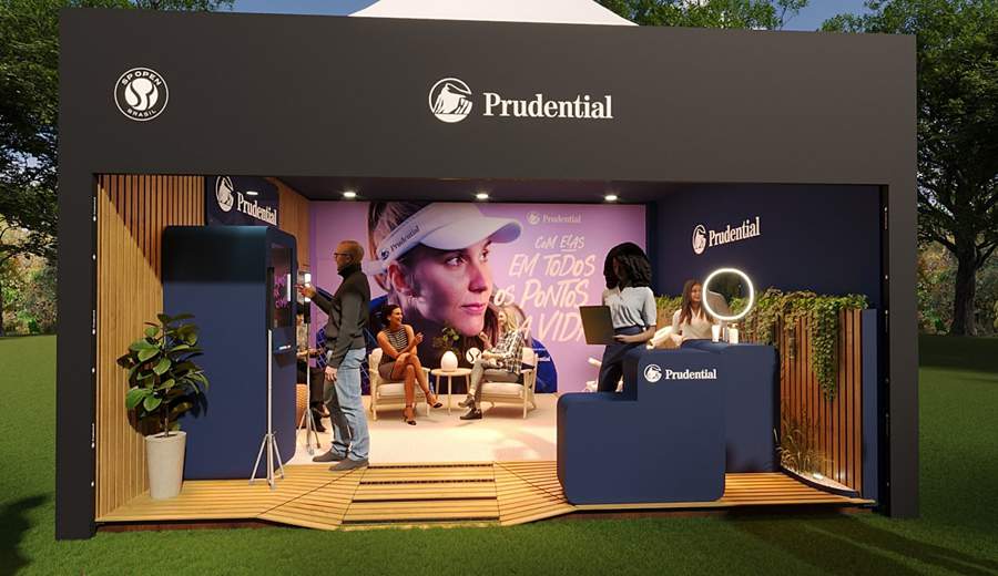 Espaço da Prudential do Brasil no SP Open | Divulgação
