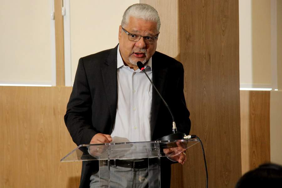 Presidente do CSP-MG saudou o p&uacute;blico e refor&ccedil;ou o objetivo da institui&ccedil;&atilde;o que &eacute; desenvolver o segmento de Pessoas por meio da constante capacita&ccedil;&atilde;o dos agentes do setor - Fotos: Arnaldo Athayde