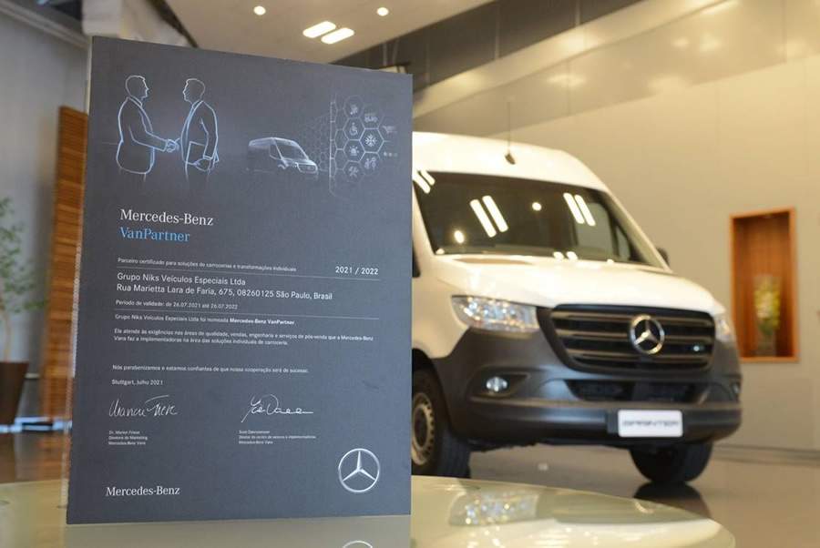 Mercedes-Benz Vans celebra dupla certifica&ccedil;&atilde;o de implementadoras de furg&otilde;es no Brasil