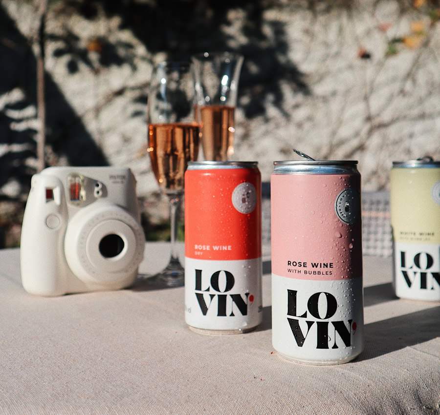 Vinhos em lata Premium Lovin&rsquo;: sabor e praticidade para todos os momentos!