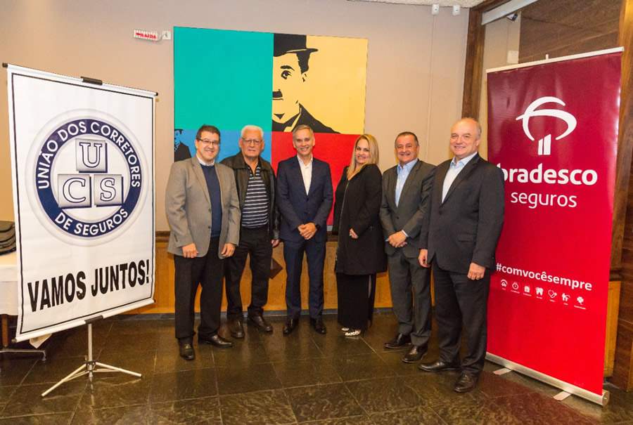 Diretores da UCS com Anderson Mundim