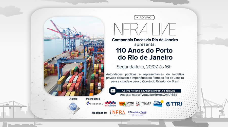 Aniversário de 110 anos do Porto do Rio de Janeiro será marcado por webinar