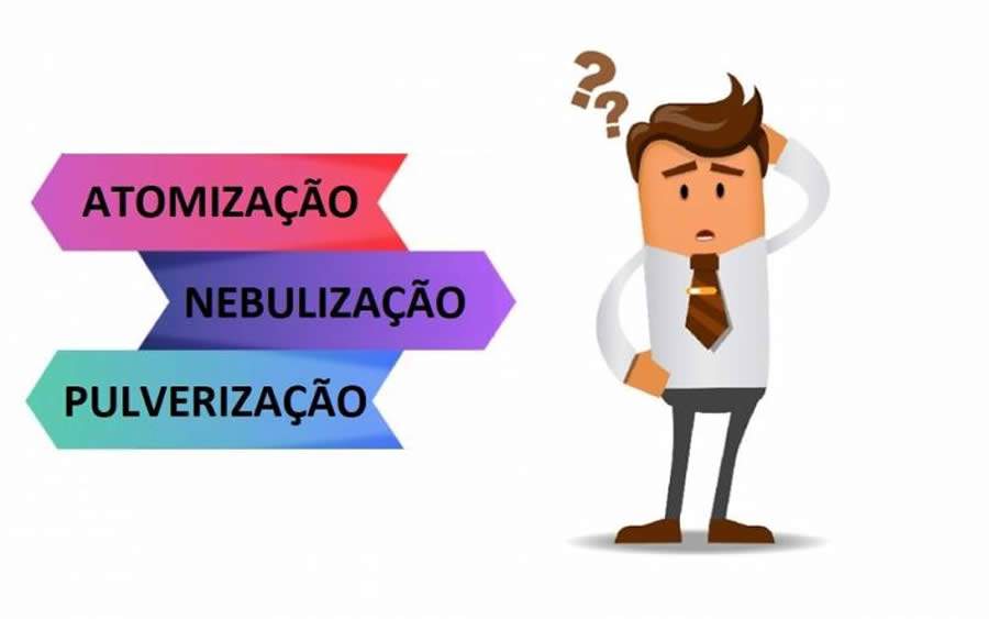 Atomização, nebulização e pulverização: saiba as diferenças de cada um destes processos de limpeza