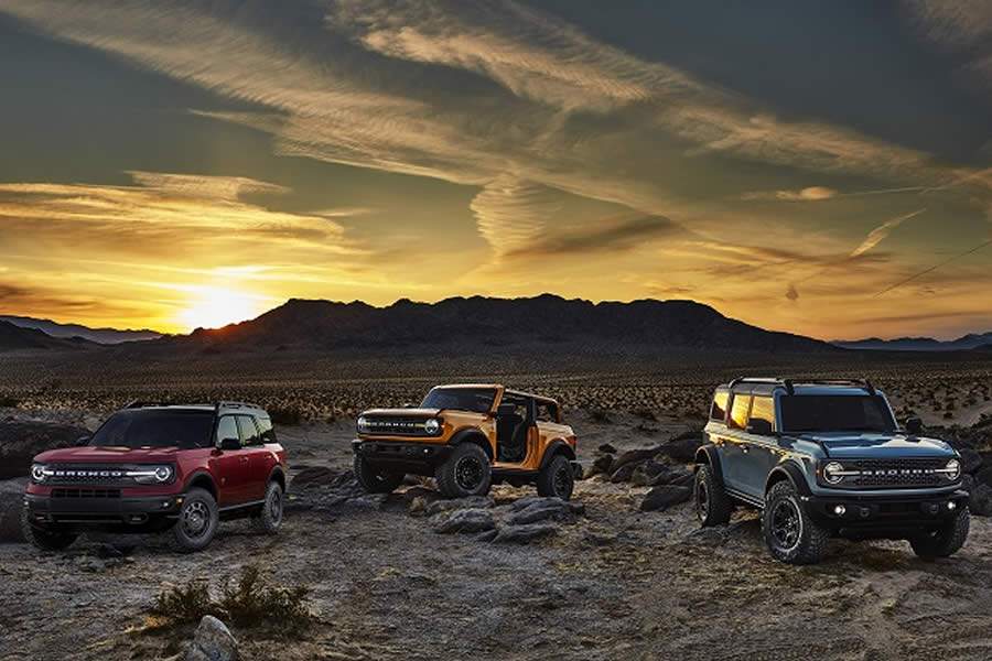 Ford anuncia o lan&ccedil;amento do Bronco, Mustang Mach 1 e Ranger Black no Brasil em 2021