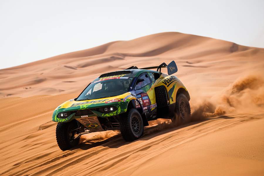Cristian Baumgart e Beco Andreotti t&ecirc;m seu melhor dia no Dakar com 8&ordm; tempo((c) DPPI)