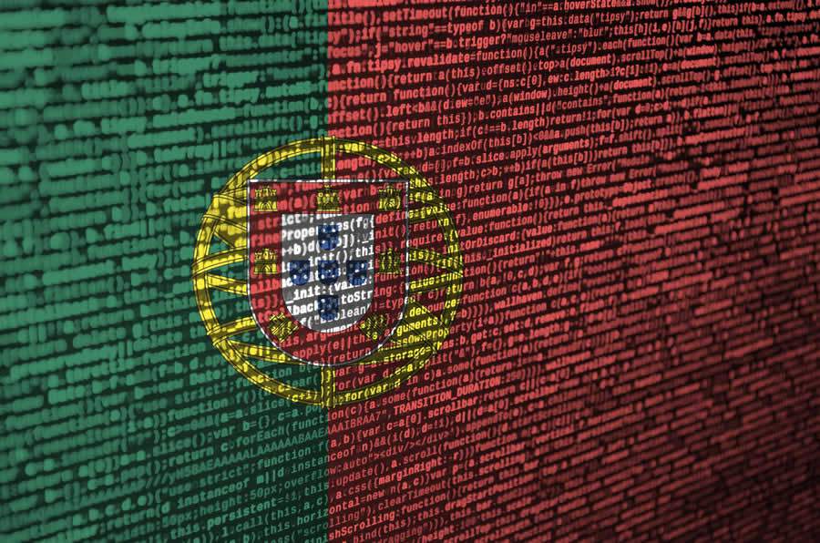 bandeira de portugal em pixels - envato