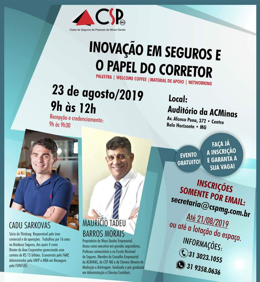 CSP-MG promove palestra sobre inova&ccedil;&otilde;es no mercado e o papel do corretor