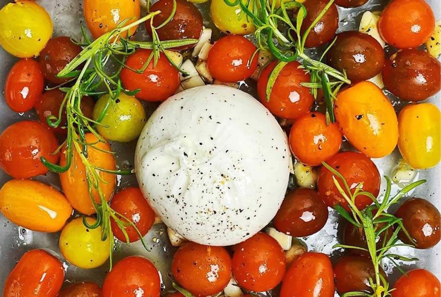 Queijo Burrata de B&uacute;fala