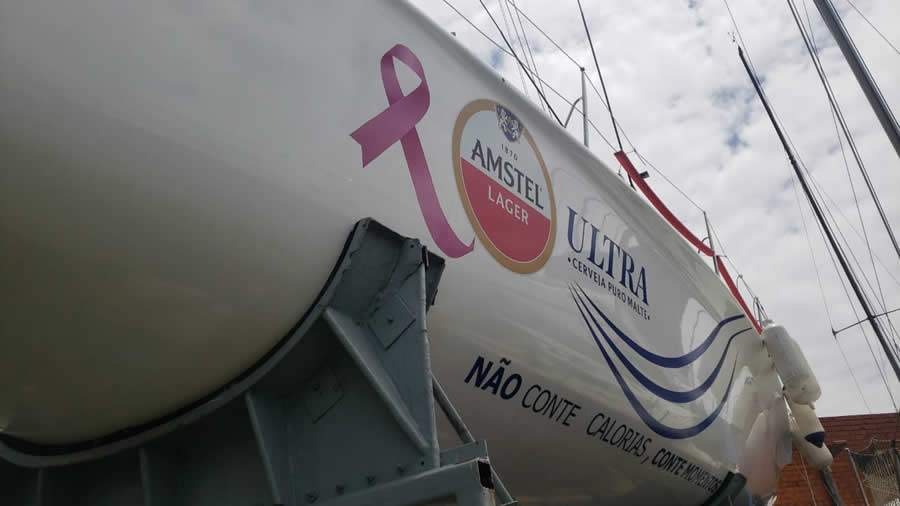 S&iacute;mbolo Outubro Rosa (Divulga&ccedil;&atilde;o/Ina&ecirc; Amstel Ultra)