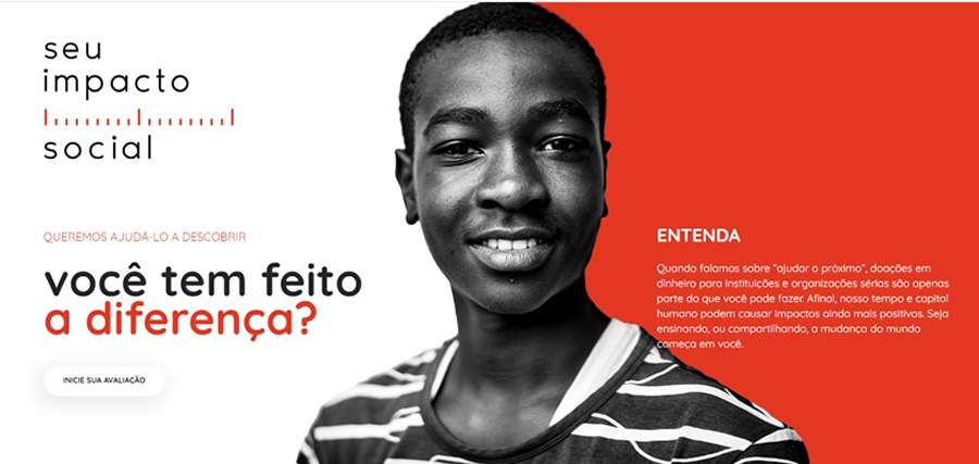 Seu Impacto Social: descubra como est&aacute; o seu n&iacute;vel de contribui&ccedil;&atilde;o para a sociedade