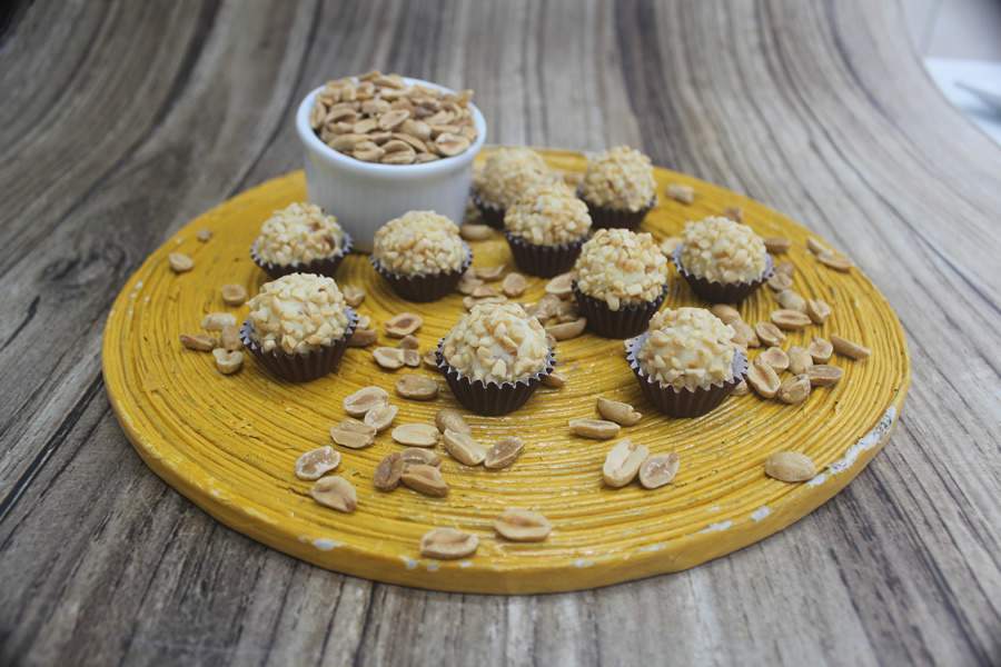 Brigadeiro de Paçoca Zero Açúcar