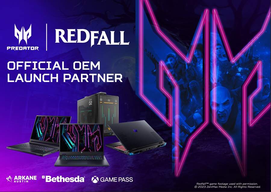 Acer levar&aacute; Redfall aos PCs gamers Predator via Xbox Game Pass Ultimate a partir de 2 de maio