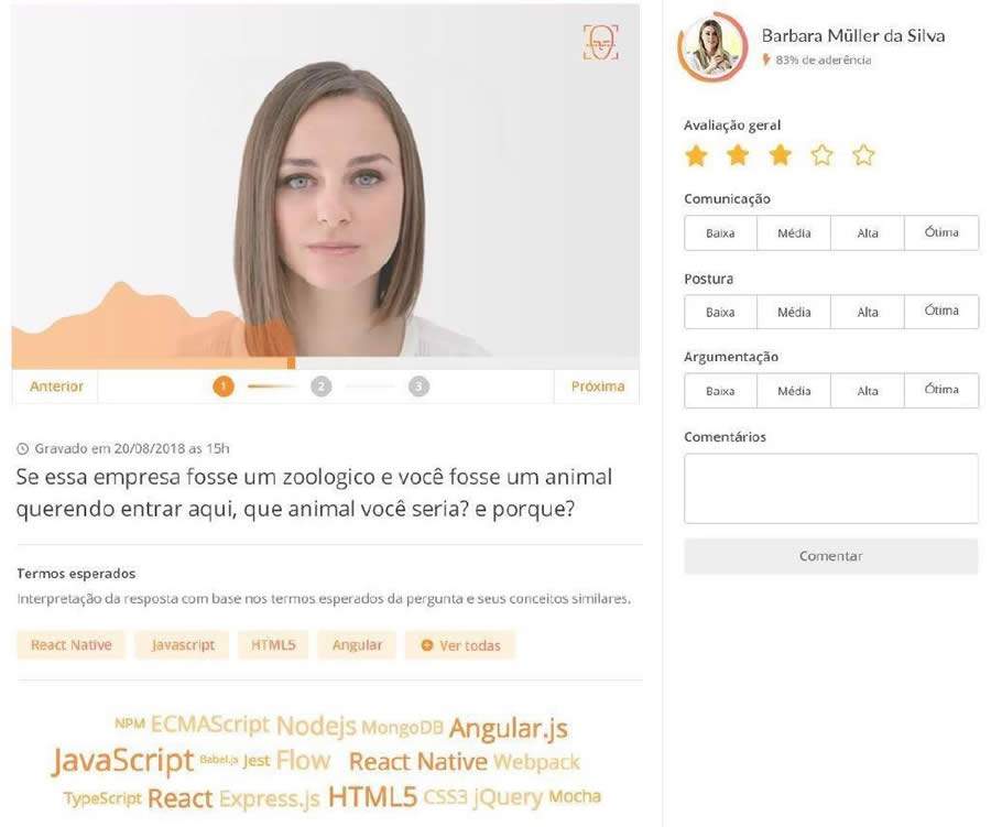 Ferramenta de videoentrevista da VAGAS.com