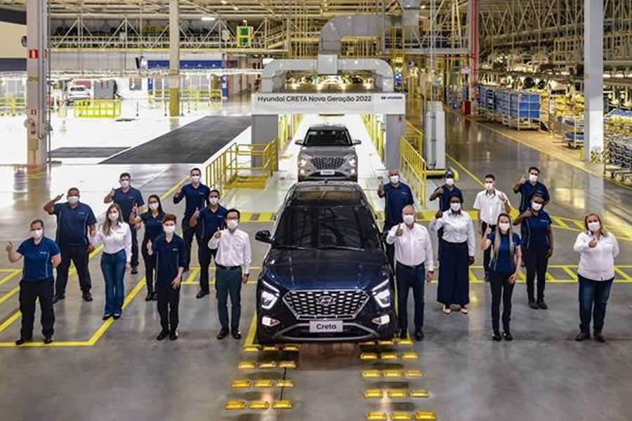 Novo Creta come&ccedil;a a ser produzido no Brasil
