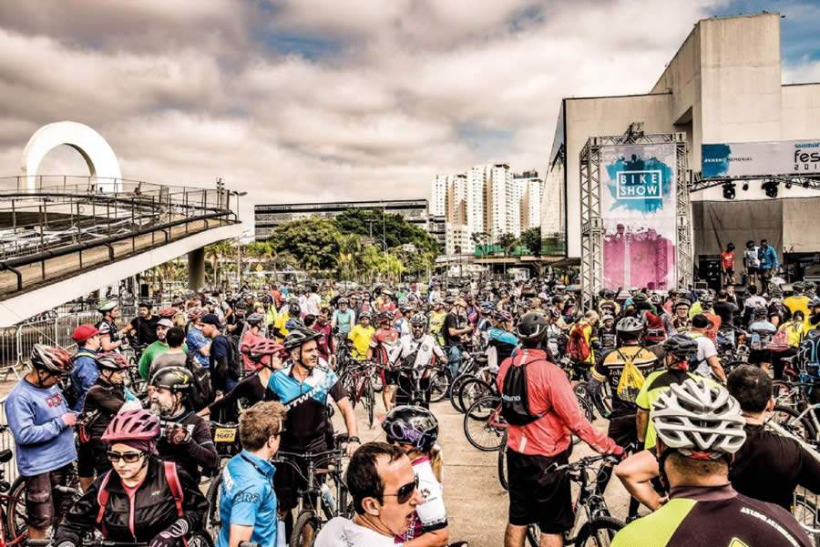 Passeio ciclístico quer reunir 8 mil bikes (André Crispim / Shimano Fest)