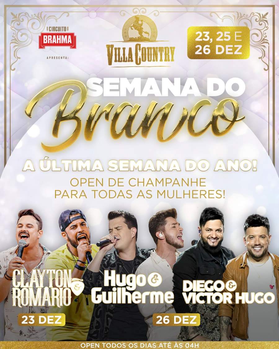 Villa Country promove grandiosa e memor&aacute;vel "Semana do Branco"