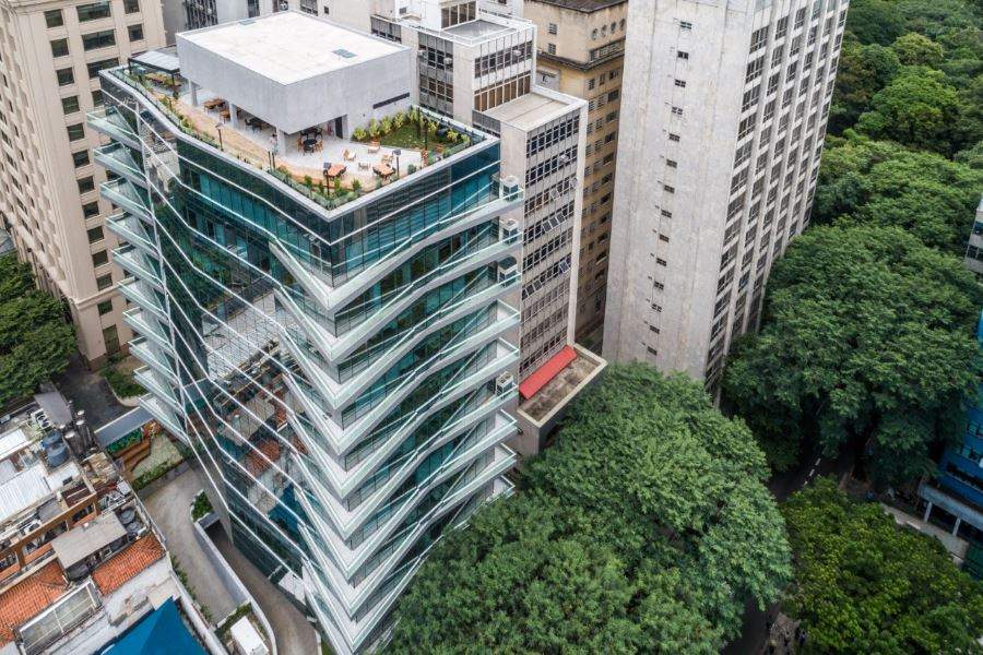 O projeto assinado pela OMMA possui certiicado Leed e &eacute; considerado um Green Building&nbsp;