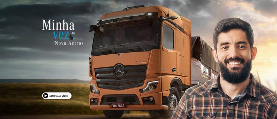 Mercedes-Benz leva caminhoneiros aut&ocirc;nomos para test-drive de 200 km com Novo Actros em Bel&eacute;m