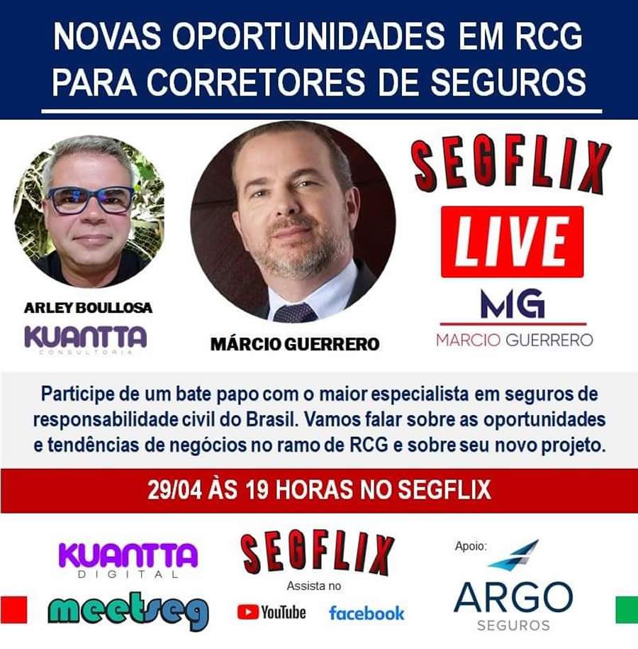 SEGFLIX realiza transmiss&atilde;o sobre oportunidades no Seguro de Responsabilidade Civil Geral