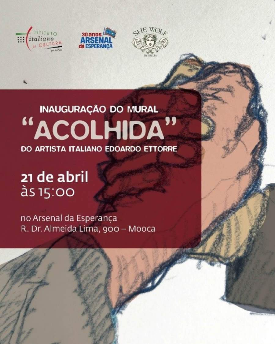   Mais do que uma interven&ccedil;&atilde;o art&iacute;stica, obra retrata a miss&atilde;o ao acolhimento e &agrave; dignidade humana (Arsenal da Esperan&ccedil;a/Sermig)