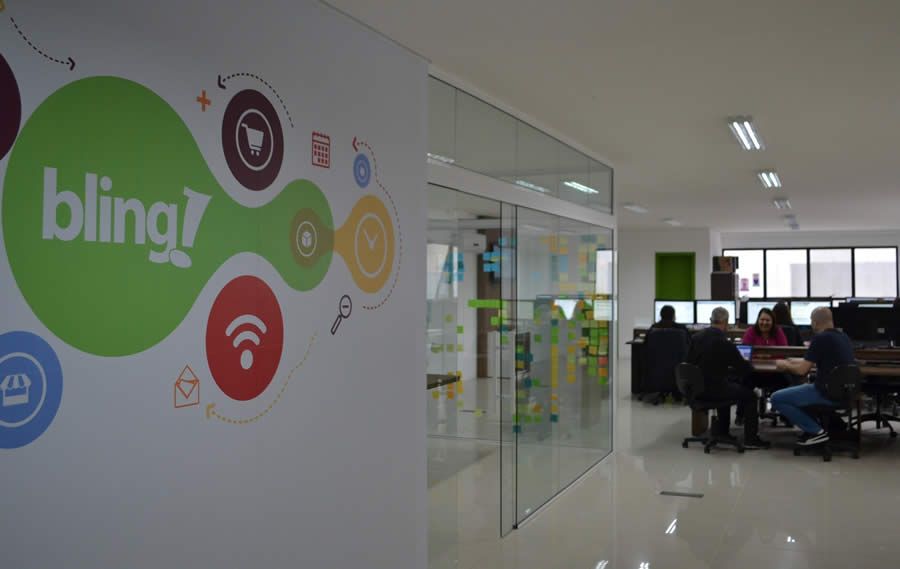 Legenda: Escritório do Bling em Bento Gonçalves (RS)