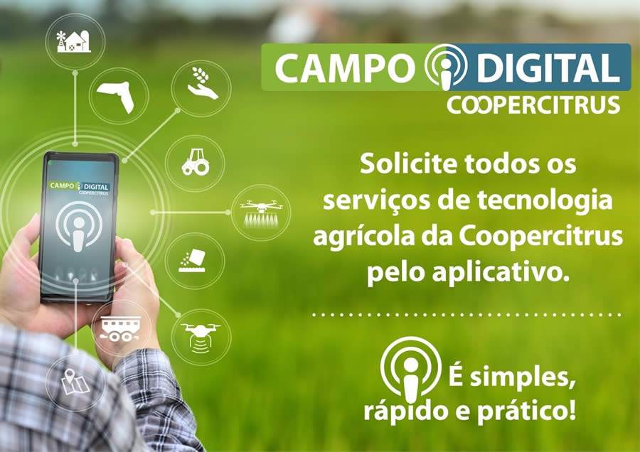Novidades do Aplicativo Campo Digital serão lançadas na Coopercitrus Expo Digital