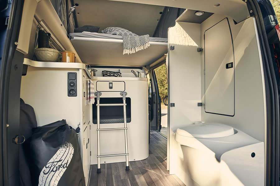 Ford apresenta novas vers&otilde;es da Transit na Europa para acampamento e lazer