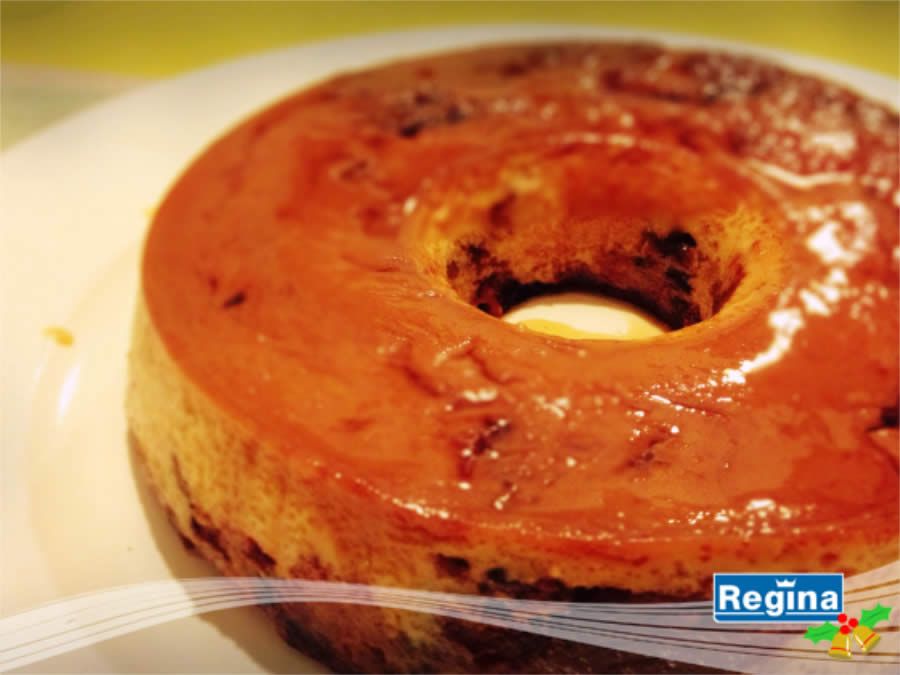 Pudim de panetone e leite condensado REGINA