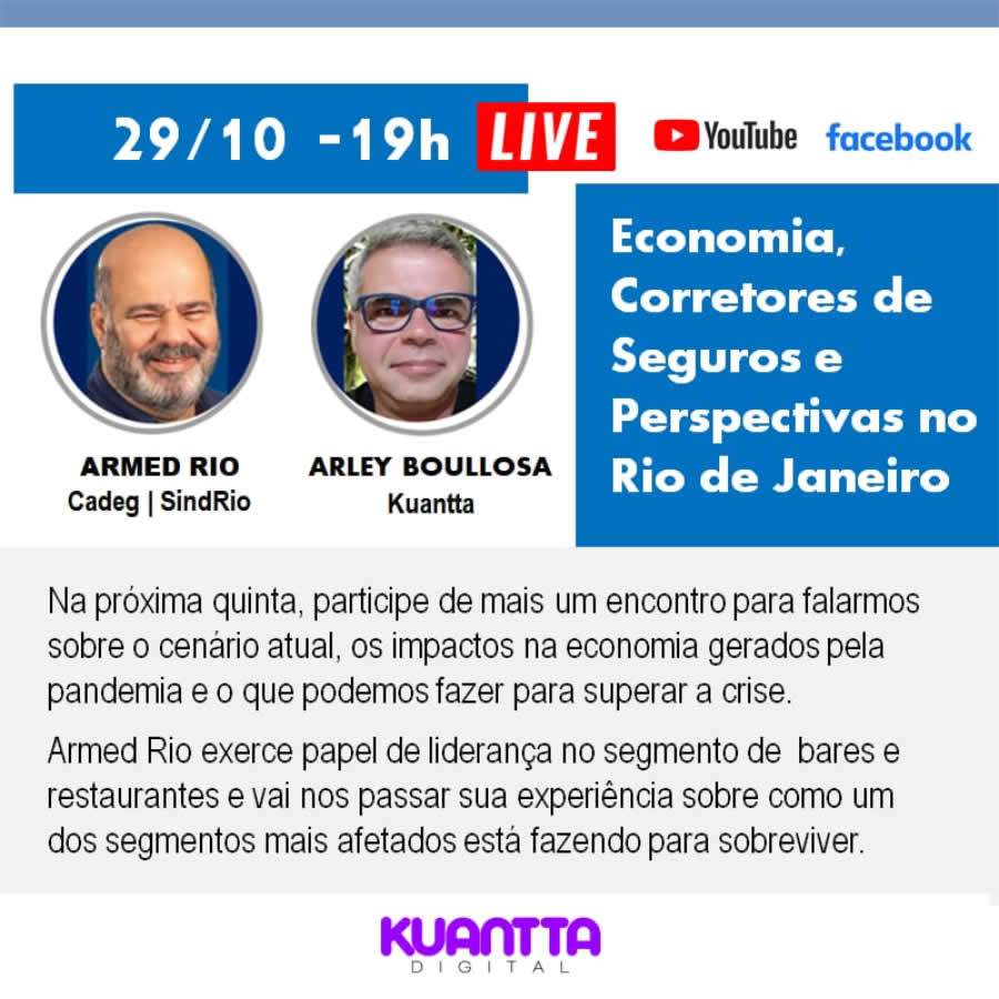 Kuantta Digital promove transmissão remota sobre as perspectivas de negócios no Rio de Janeiro